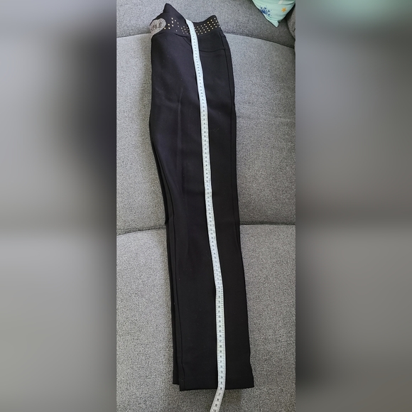 Black with gold dots women's pants size medium - Picture 5 of 6